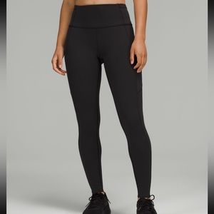 Lululemon Fast and Free, Black, size 4